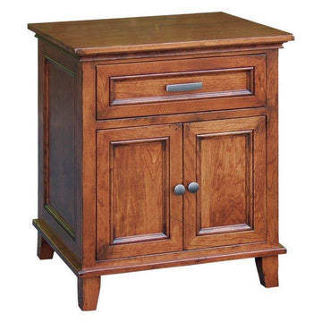 Duchess 1-Drawer 2-Door Amish Nightstand - Charleston Amish Furniture