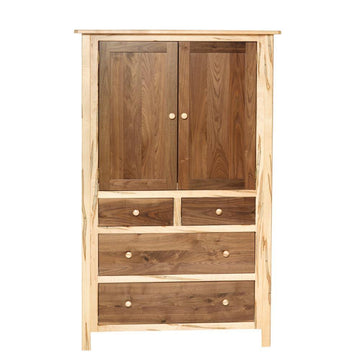 Cornwell Amish Solid Wood Armoire - Charleston Amish Furniture
