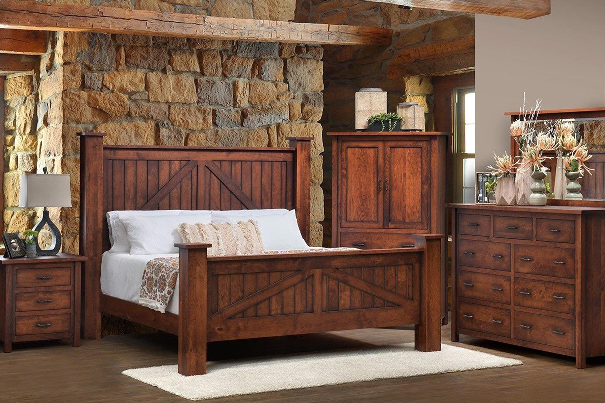 Rustic amish furniture discount