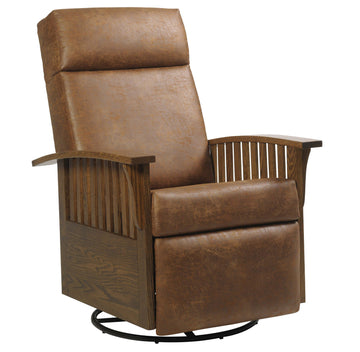 Amish Swivel Glider Recliner - Charleston Amish Furniture
