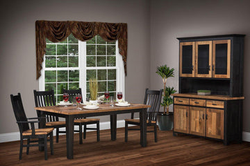 Manchester Amish Reclaimed Wood Dining Collection - Charleston Amish Furniture