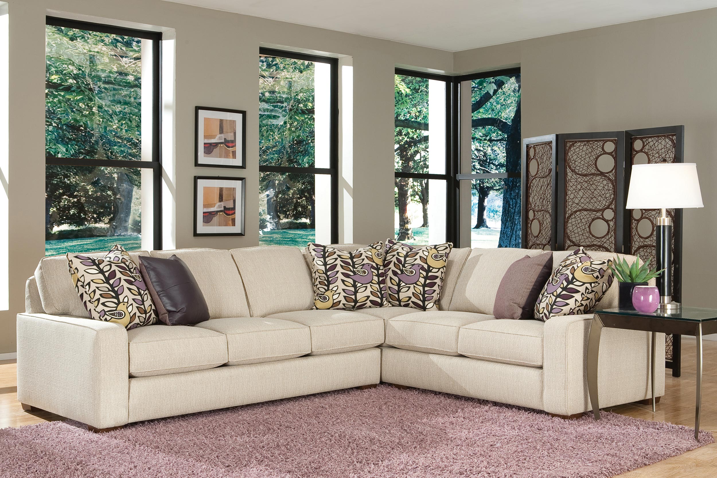 Smith Brothers 8131-A Fabric Sectional – Charleston Amish Furniture