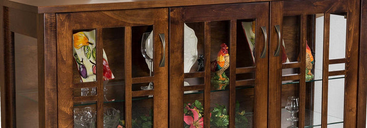 Amish Curio Cabinets - Charleston Amish Furniture