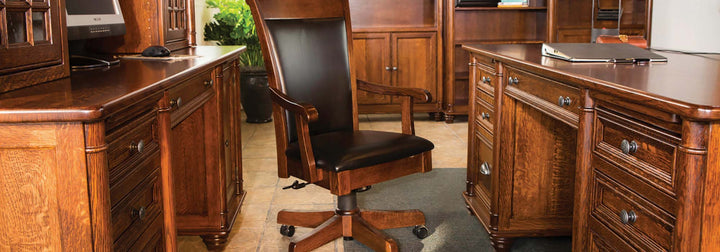 Amish Office Chairs - Charleston Amish Furniture