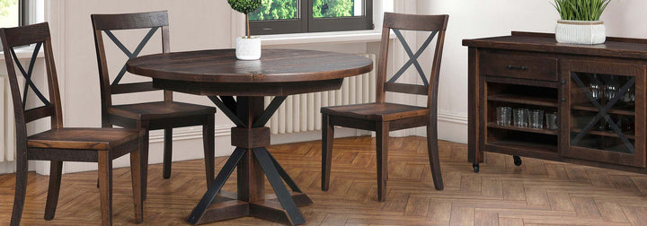 Reclaimed Wood Dining Furniture - Charleston Amish Furniture