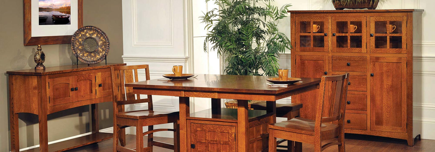 Amish Dining Hutches & Cupboards - Charleston Amish Furniture