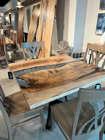 Amish Live Edge Dining Table #56408