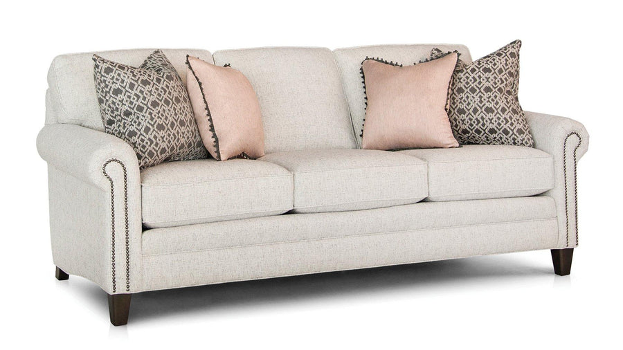 Smith Brothers Three Cushion Sofa (395) - Charleston Amish Furniture