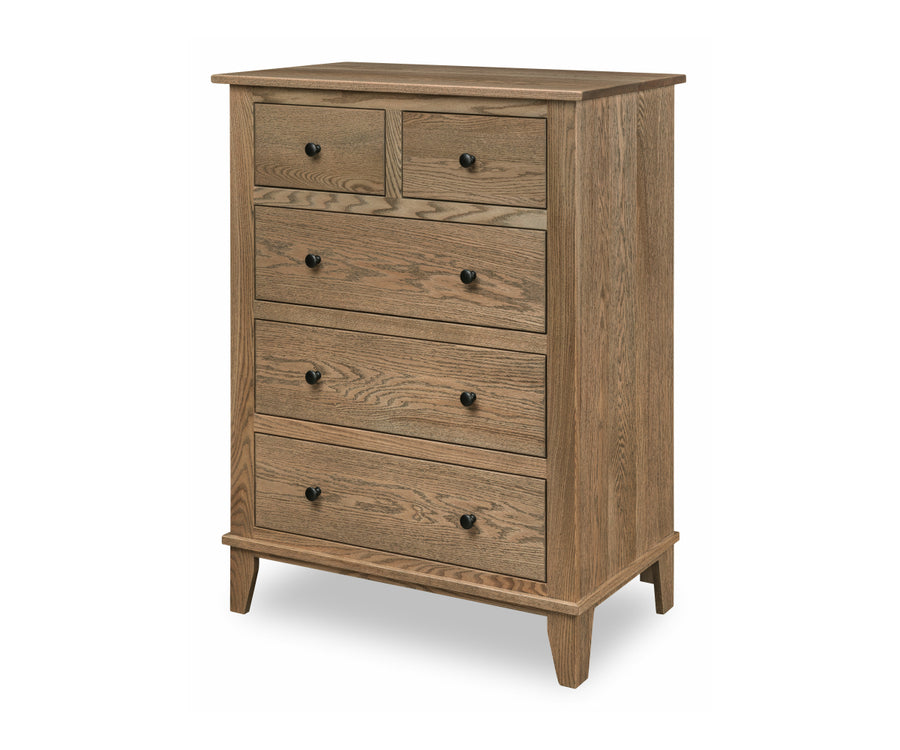 Madison Amish 5-Drawer Short Chest