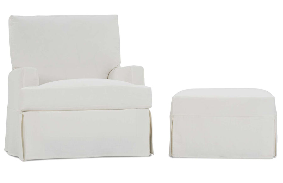 Sadie Large Slipcover Swivel Glider