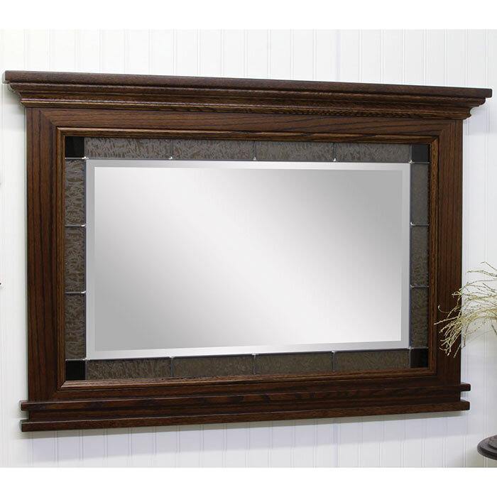 Amish Brooklyn Shaker Lead Wall Mirror - Charleston Amish Furniture