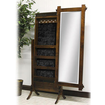 Hartford Amish Jewelry Mirror - Charleston Amish Furniture