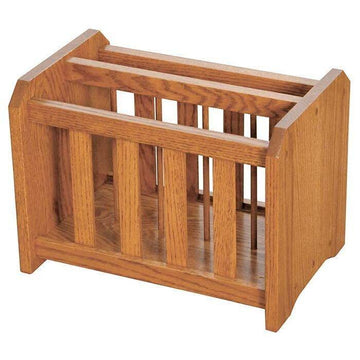 Amish Solid Wood Magazine Rack - Charleston Amish Furniture