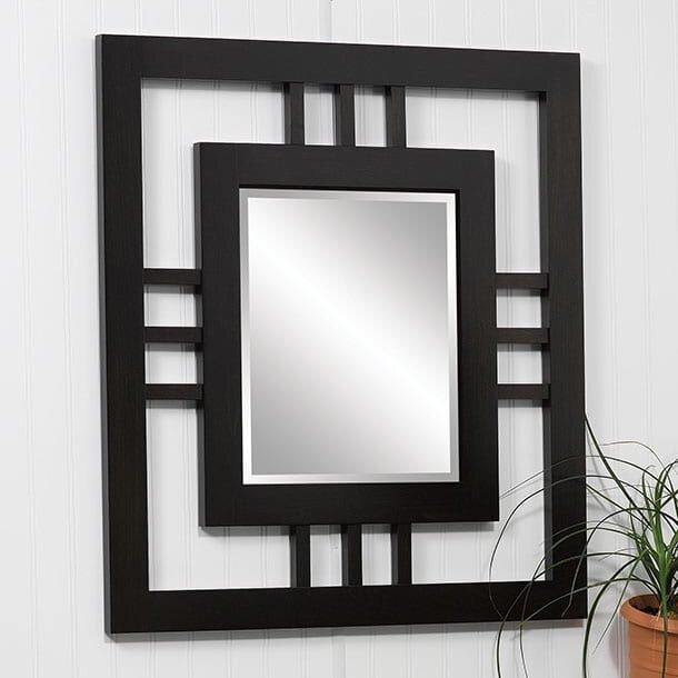 Amish Modern Mission Wall Mirror - Charleston Amish Furniture