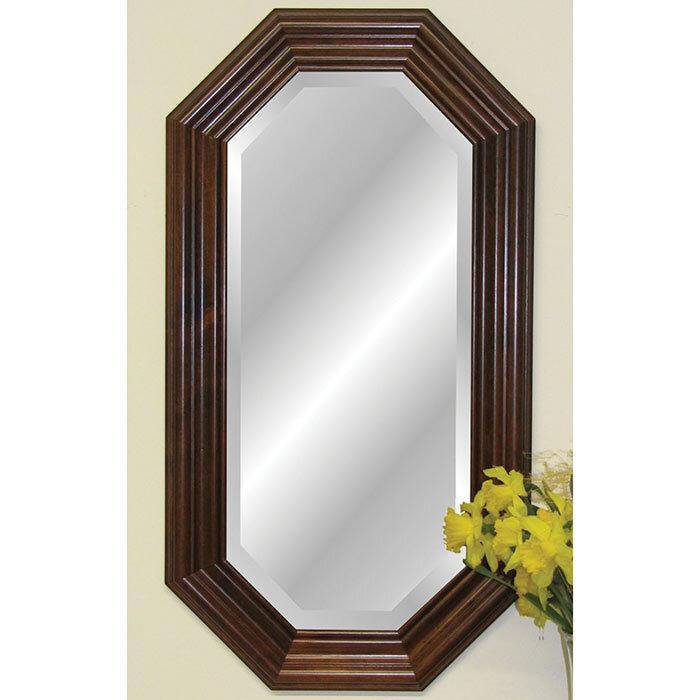 Amish Octagon Vertical Wall Mirror - Charleston Amish Furniture