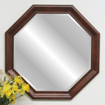 Amish Octagon Wall Mirror - Charleston Amish Furniture