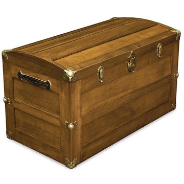 Amish Trunk with Rounded Lid - Charleston Amish Furniture