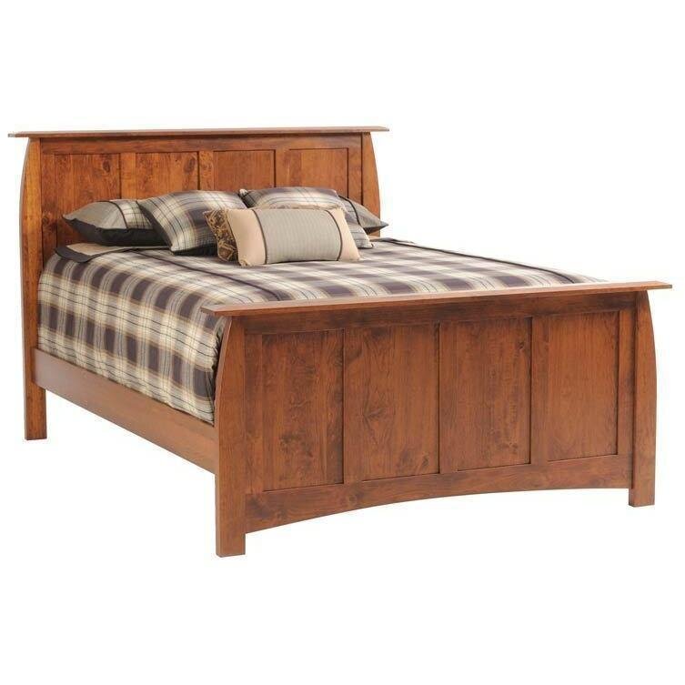 Bourdeaux Amish Panel Bed - Charleston Amish Furniture