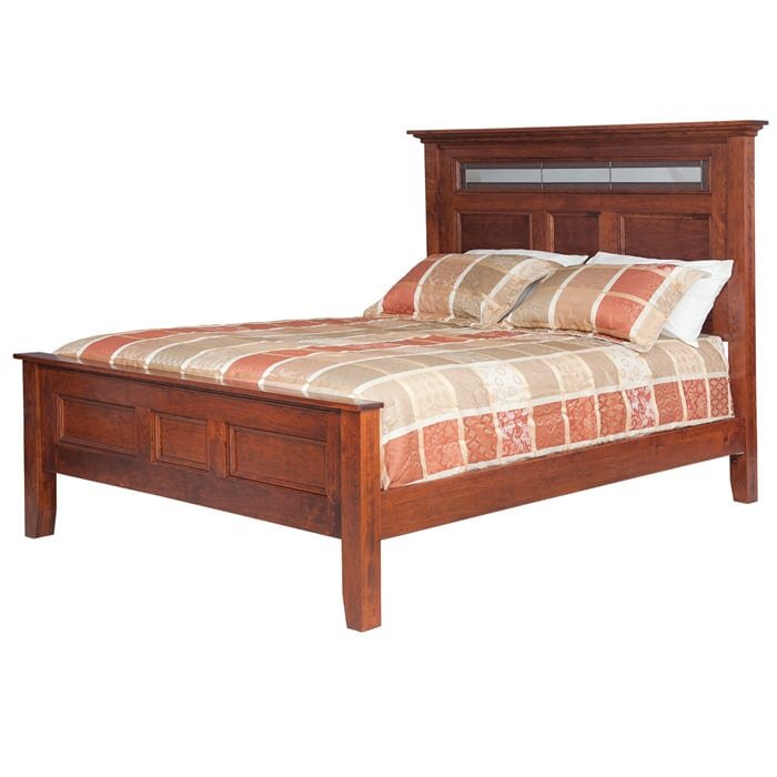 Brooklyn Amish Deluxe Bed - Charleston Amish Furniture