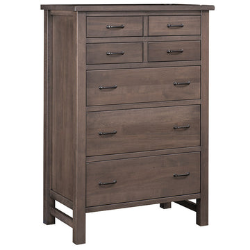 Cabin Creek Amish 7-Drawer Highboy Chest - Charleston Amish Furniture