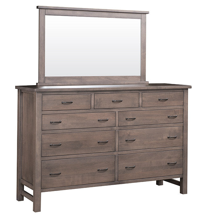 Cabin Creek Double Amish Dresser - Charleston Amish Furniture