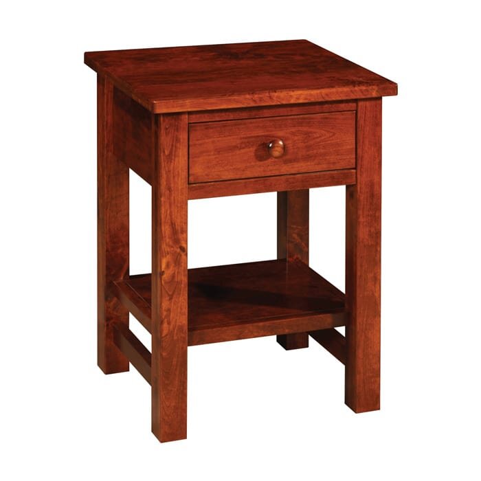 Cabin Creek Amish Open Nightstand - Charleston Amish Furniture