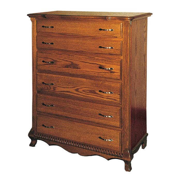 Classic Amish Chest of Drawers - Charleston Amish Furniture