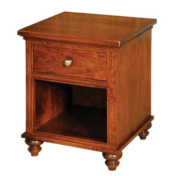 Duchess 1-Drawer Amish Nightstand - Charleston Amish Furniture