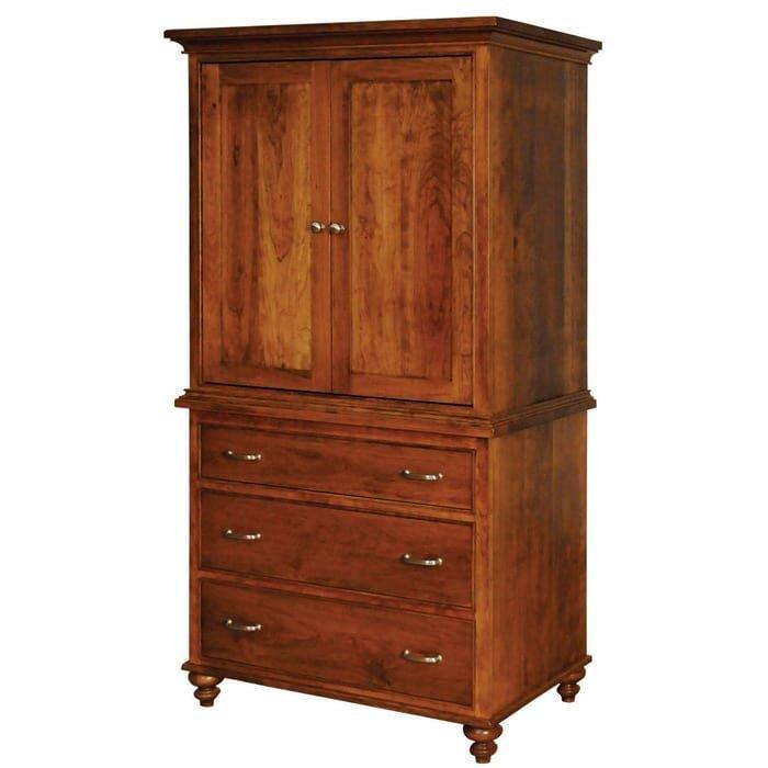 Duchess Amish Solid Wood Armoire - Charleston Amish Furniture