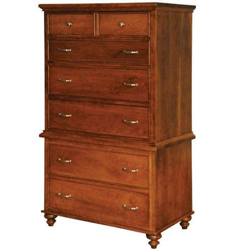 Duchess Amish Chest on Chest - Charleston Amish Furniture