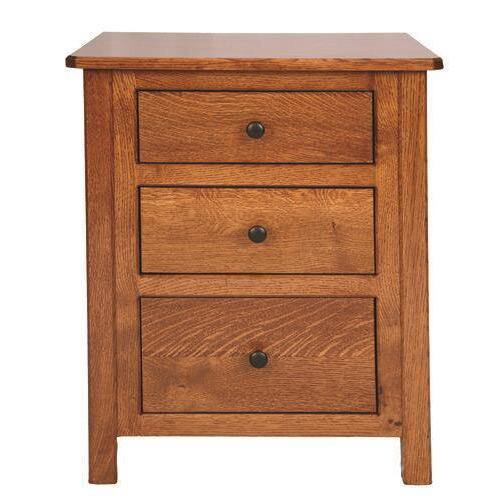 Cornwell Amish 3-Drawer Nightstand - Charleston Amish Furniture