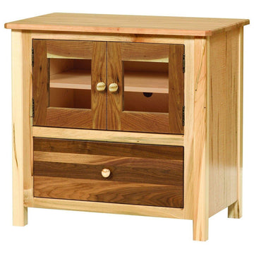 Cornwell Amish Small TV Stand with Doors - Charleston Amish Furniture