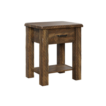 Kenton Amish Open Nightstand with Shelf