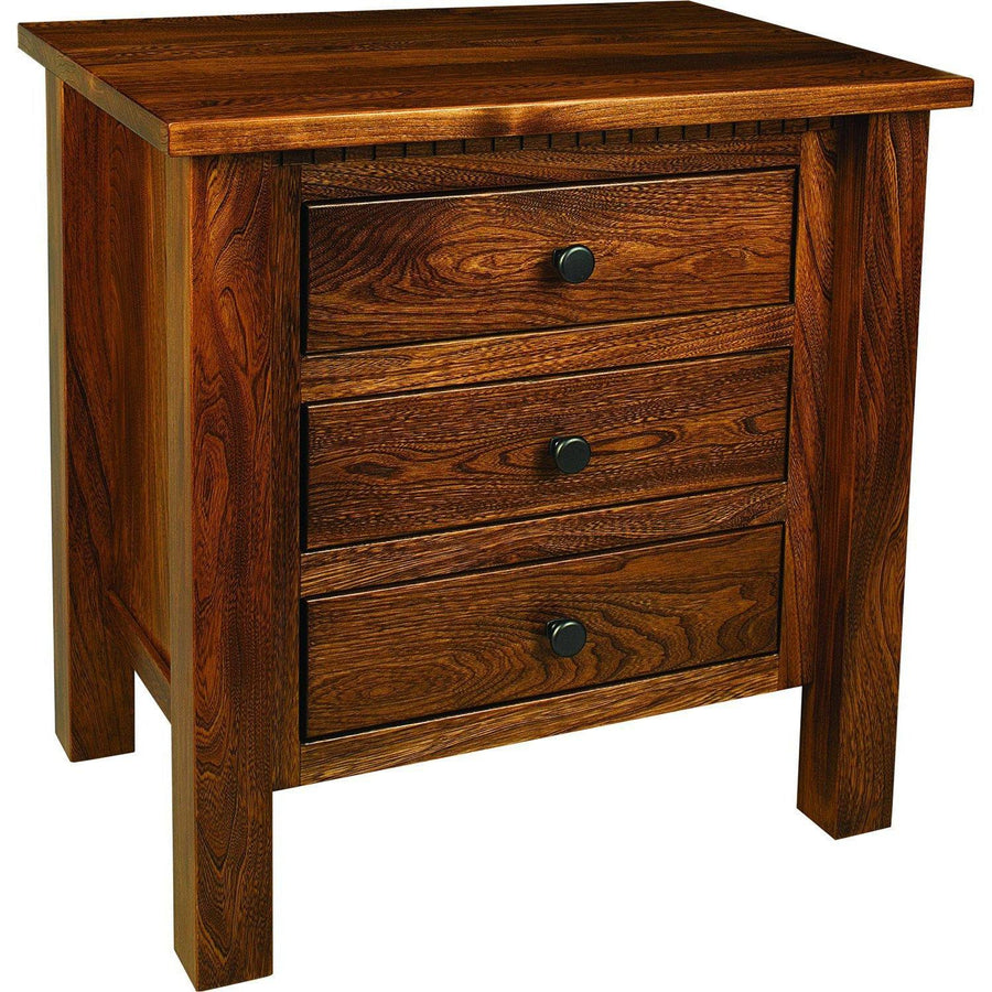 Lindholt Amish 3-Drawer Nightstand