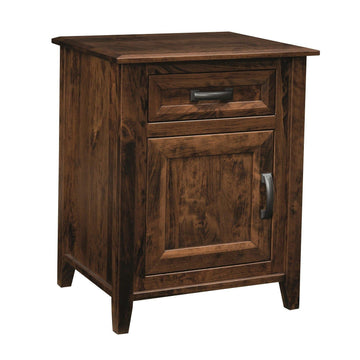 Ventura 1-Drawer 1-Door Amish Nightstand