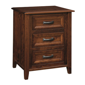 Ventura Amish 3-Drawer Nightstand