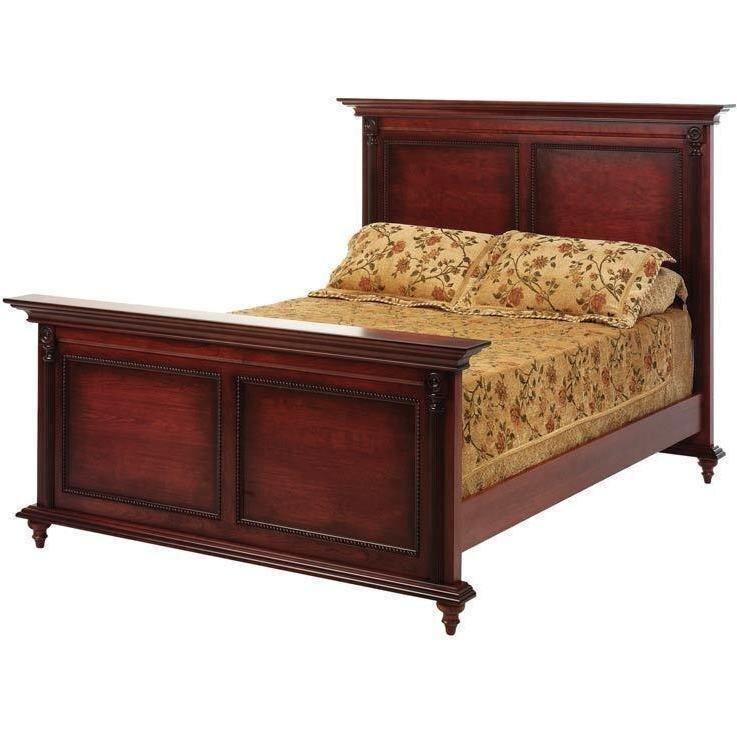 Fur Elise Amish Panel Bed - Charleston Amish Furniture