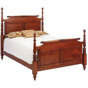 Fur Elise Amish Rolling Pin Bed - Charleston Amish Furniture