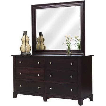 Greenwich Amish Dresser with Mirror - Charleston Amish Furniture