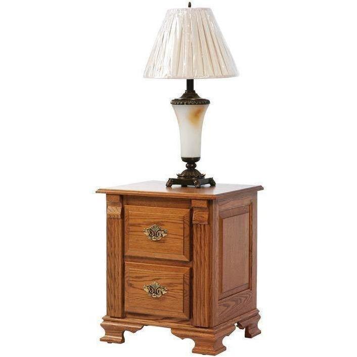 Journey's End Amish 2-Drawer Nightstand - Charleston Amish Furniture