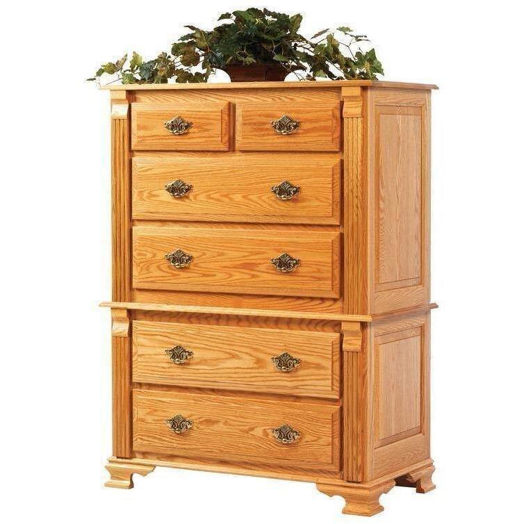 Journey's End Amish 2-Piece Chest - Charleston Amish Furniture