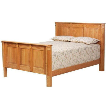 Journey's End Amish Panel Bed - Charleston Amish Furniture