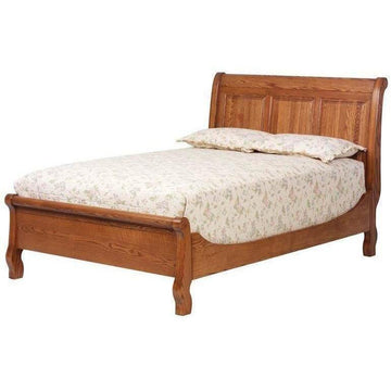 Journey's End Amish Sleigh Bed - Charleston Amish Furniture
