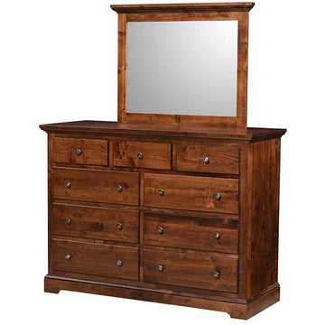 Latrobe Amish Dresser and Mirror - Charleston Amish Furniture