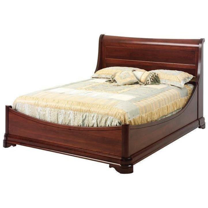 Louis Phillipe Series Amish Euro Bed - Charleston Amish Furniture