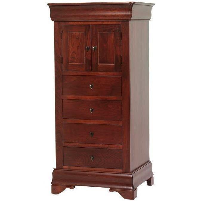 Louis Phillipe Amish Storage Tower - Charleston Amish Furniture