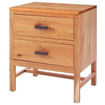 Lynnwood Amish 2-Drawer Nightstand - Charleston Amish Furniture