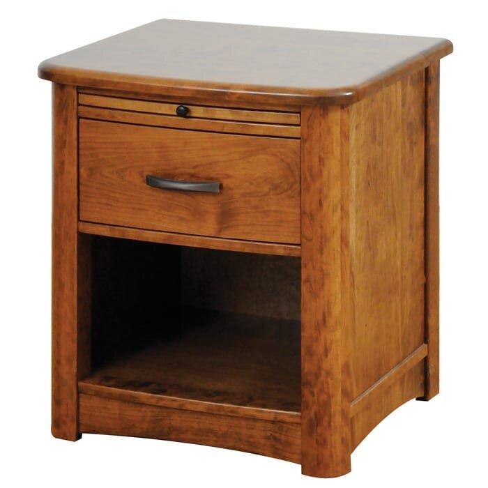 Meridian 1-Drawer Amish Nightstand - Charleston Amish Furniture
