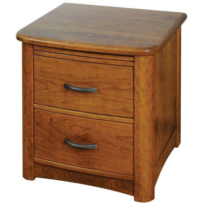 Meridian 2-Drawer Amish Nightstand - Charleston Amish Furniture