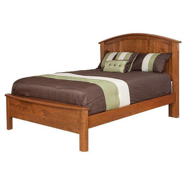 Meridian Arch Amish Panel Bed - Charleston Amish Furniture